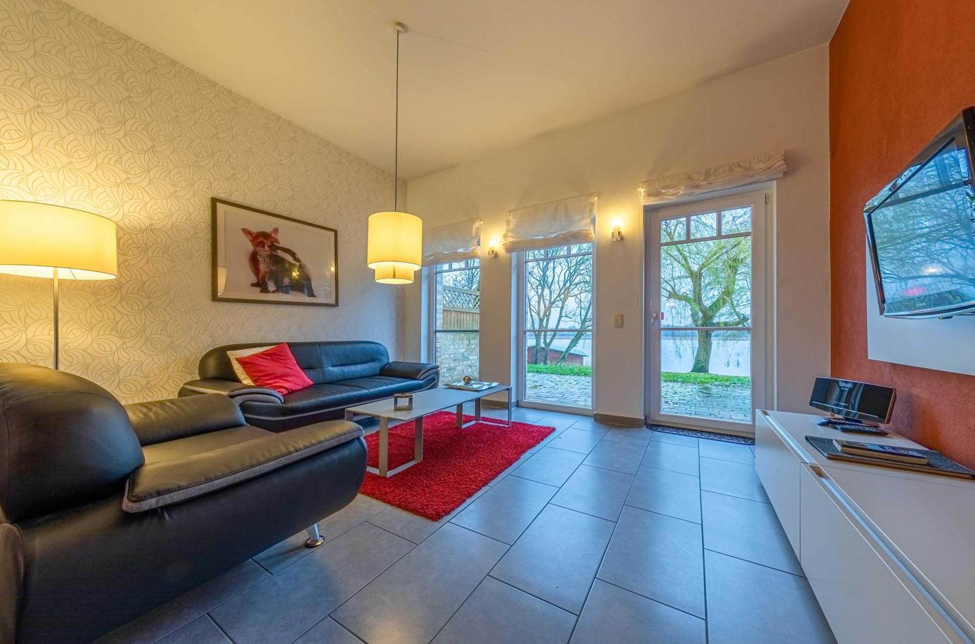 Ferienwohnung Haubentaucher - Historische Scheune Mit Seezugang Im Naturpark Fuer Familienurlaub Mit Hund Jabel Exterior foto